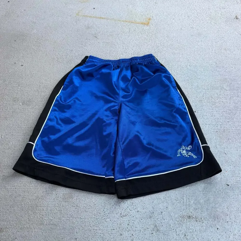 AND1 Blue and Black Basketball Athletic Gym Shorts